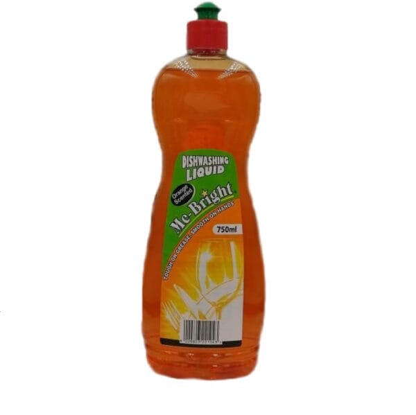 Mcbright Dishwash Liquid Orange (750ML)