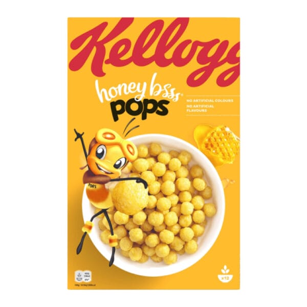 Kelloggs - Honey Bsss Pops (375G)