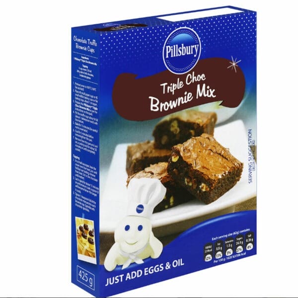 Pillsbury - Triple Choc Brownie Mix (425G)